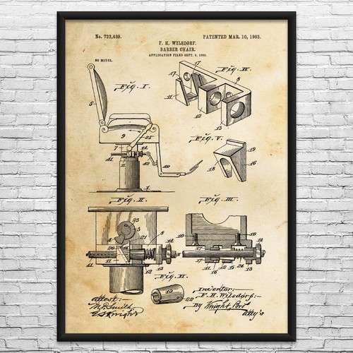 Sedia barbiere 1903 - sedia,