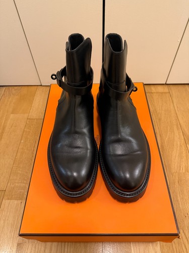 Stivaletti hermes uomo nero - uomo,