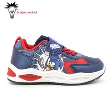 SNEAKERS VELCRO CON LUCI SONIC BAMBINO 24-31 DISNEY cod. N9610048S              