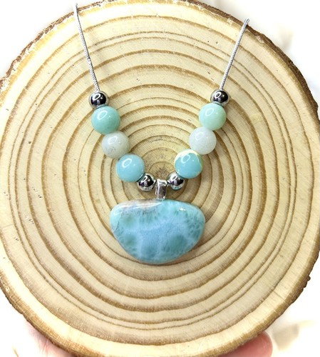 Collana larimar artigianale - larimar,