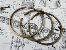 per Lambretta sx 200 segmenti fasce fascia pistone ring rings piston kit 66 x 2