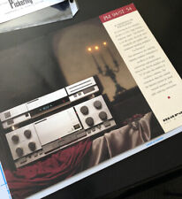 Amplificatore ST 54 Sintonizzatore Vintage Originale Rivenditore Marantz SPEC Foglio PM 94