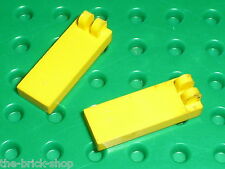 2 x LEGO Yellow Hinge Tile