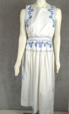 Zara Womens Blue White