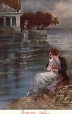 M. SANTINO - Art Deco - Coppietta Romantica, Romantic Couple - NV - S017