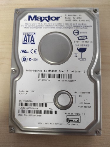 Hard disk drive maxtor - drive,