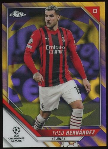 2021 topps chrome ucl theo - 2021-22,