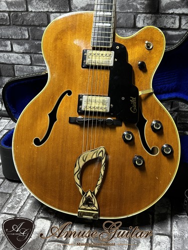 Guild 500 blonde 1977 con - blonde,