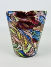 Vaso In Vetro Di Murano Di Dino Martens Per Aureliano Toso Design 1950