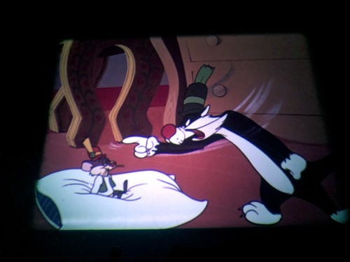 16mm film sylvester mouse - sylvester,