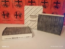 ALFA ROMEO 147 156 GT 2000/10 KIT FILTRO ABITACOLO 46799653