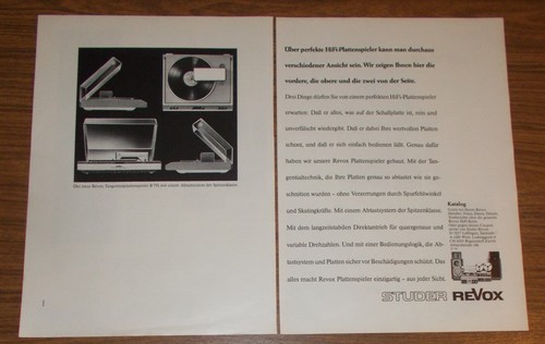 Rara pubblicità vintage - pubblicità, revox