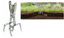 TRAPPOLA PER TALPE E ARVICOLE IN ACCIAIO ZINCATO