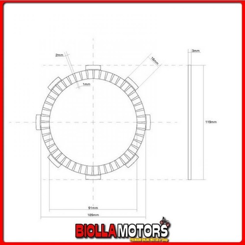 741139 frizione disco singolo - 741139,