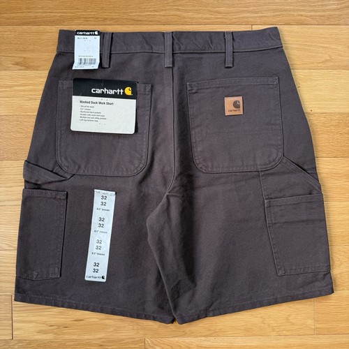 Pantaloncini moka carhartt b25 - pantaloncini,