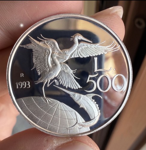 Flora fauna 500 lire 1993 - fauna,