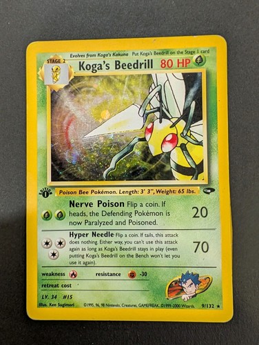 Pokemon cards koga beedrill - pokemon,