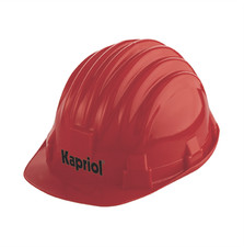 Casco da cantiere rosso -