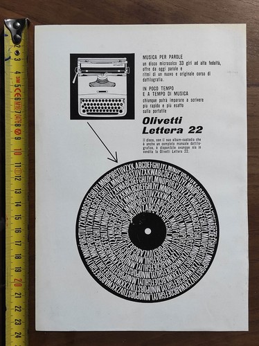 Pubblicità vintage del - , 1959