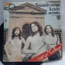 DISCO 45 GIRI LE ORME SGUARDO VERSO IL CIELO/CEMENTO ARMATO 6025 048 1971 ITALIA
