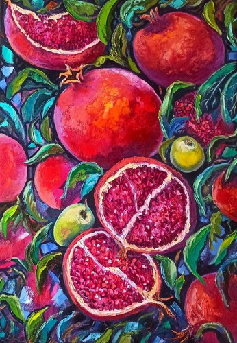 Quadro olio arte - , originale