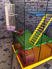 Gabbia COMPLETA su 3 livelli - per scoiattoli criceti coniglietti nani roditori 