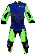 Tuta Minimoto Da Bambino Pelle Cordura 600D Perfessionale Protezioni CE Auklet