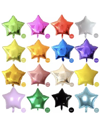 Palloncino stella pezzi 10 - palloncino, 50