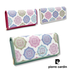 Portafoglio pierre cardin donna colorato porta tessere portamonete con cerniera
