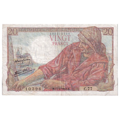334030 francia 20 franchi - francia,,