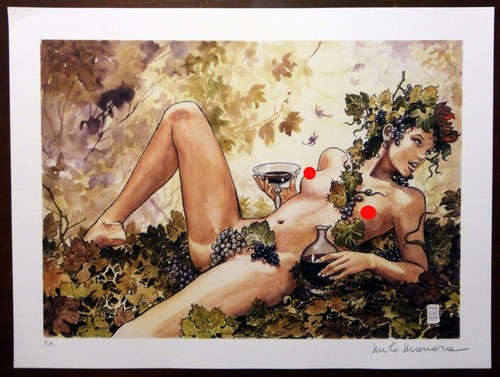 Milo manara baccante - "baccante",