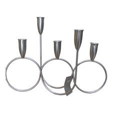 Candelabro 5 fiamme metallo