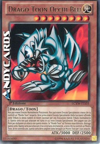 Drago toon occhi blu - drago,