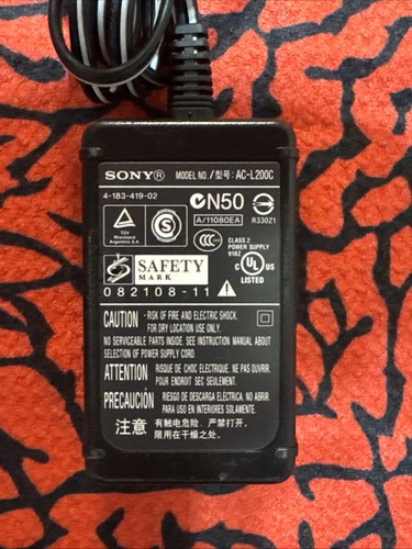 Sony l200c videocamera - sony, ac-l200c