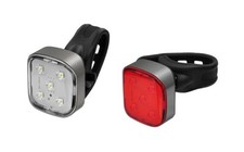 Kit luce fanale anteriore posteriore bici mtb monopattino ricaricabile USB 5 led