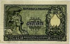 ITALY - Biglietto di Stato -