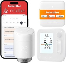 SwitchBot Termostato Smart per Termosifone con Hub Matter (Combo) – Nuovo