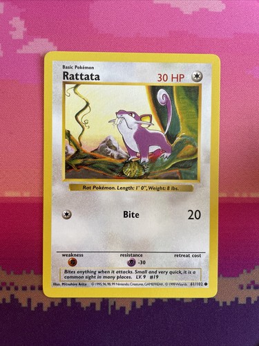 Pokemon card rattata - pokemon,