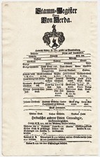 Herda Stammtafel Stammbaum