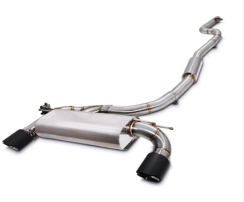 Scarico cat back con - scarico, in