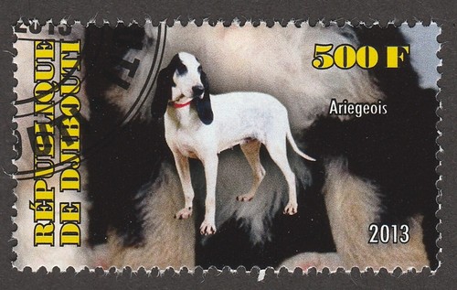 Ariegeois hound francobollo - ariegeois,