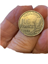 French 100 Franc Coin, Issued