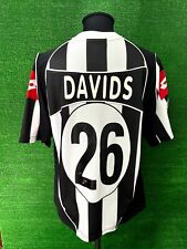 Maglia Juventus DAVIDS Match Iusse Worn Shirt Jersey Preparata Indossata Holland