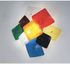 FLAVER plafoniera-soffitto KB QUADRO MAX 2 MULTICOLOR LUCI e.27