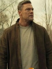 Giacca di pelle scamosciata