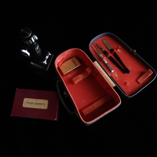 Microscopio vintage towa - microscopio,