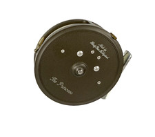 VINTAGE HARDY OF ALNWICK "LA PRINCIPESSA" CON CUSTODIA RESISTENTE MULINELLO E BOBINA DI RICAMBIO