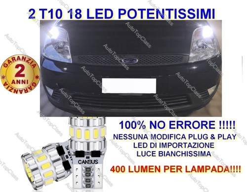 Coppia lampade posizione t10 - coppia,