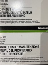 Manuale Ninja 650 Kawasaki