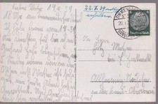 REGNO TEDESCO, Michel 516, Timmendorferstrand/Baia di Lubecca, 20.7.39, cartolina